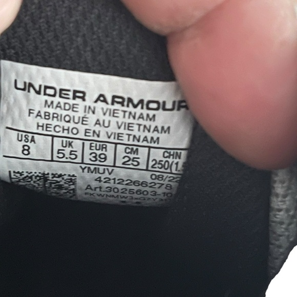 Women Under Armour Breakthru 3 Shous Size 8 - Picture 7 of 8